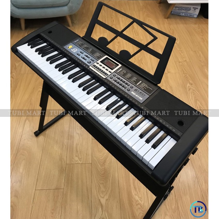 - Đàn Piano điện, Đàn Organ Electronic Keyboard 61 phím cho người mới học – TB02