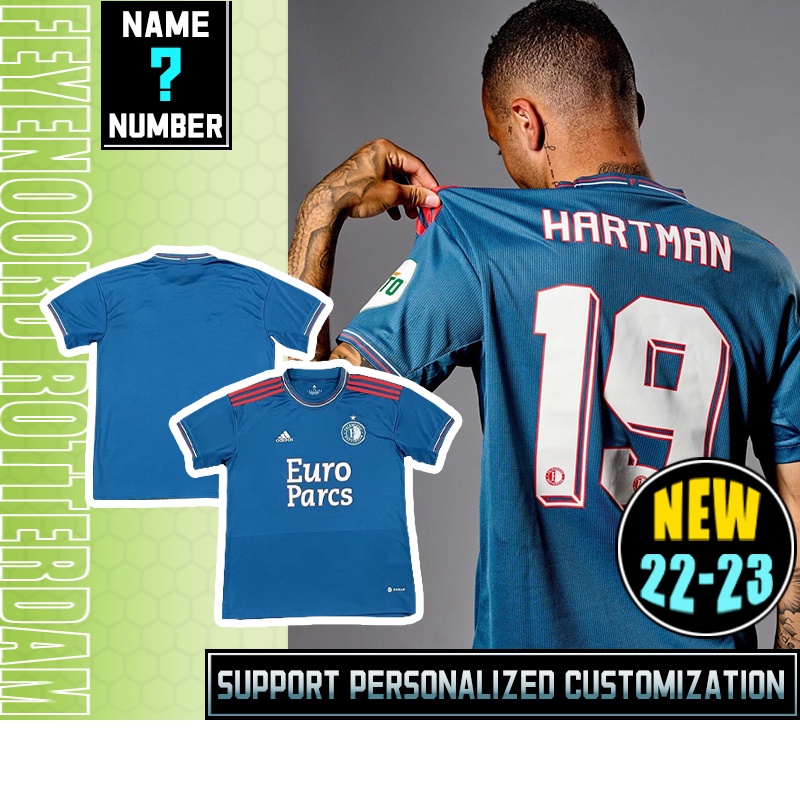 Áo Thun Số 22-23 Feyenoord away Size S-4XL