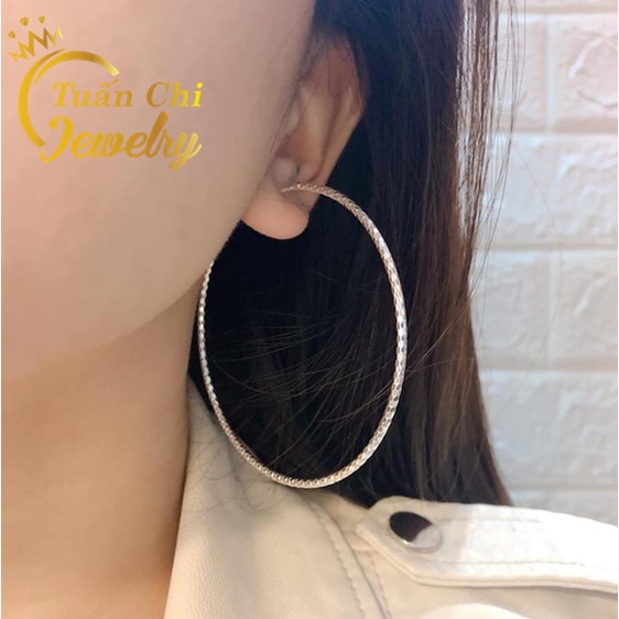 Khuyên Tai Vòng Tàu Sang Chảnh Đủ Mọi Kích Cỡ, Bạc 925 Cao Cấp