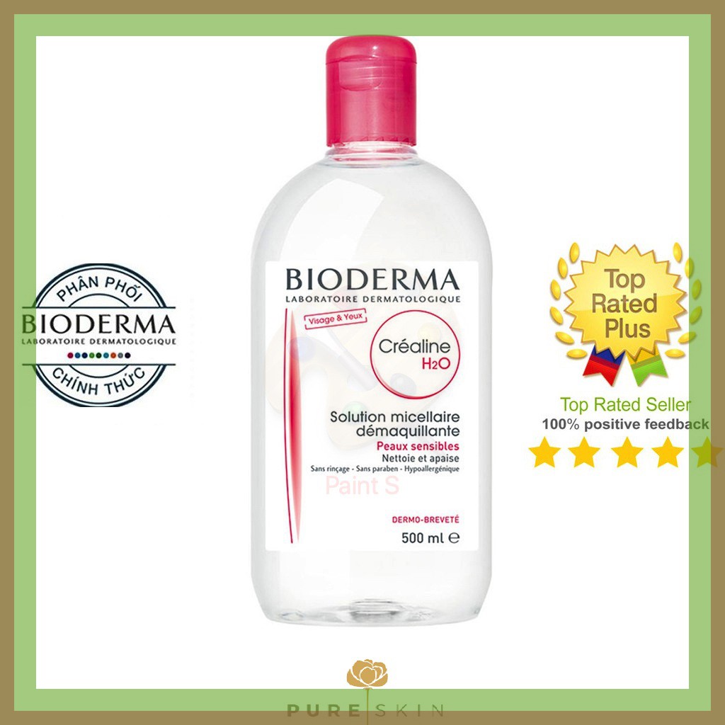 Bioderma Créaline H20 - Nước Tẩy Trang Cho Mọi Loại Da 500ml