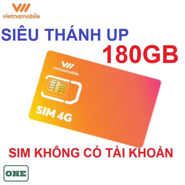 Sim 4G vietnamobile giá rẻ tự kích hoạt gói 180GB