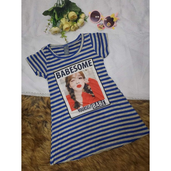 Đầm thun cotton 4 chiêù cho bé size đại cồ
