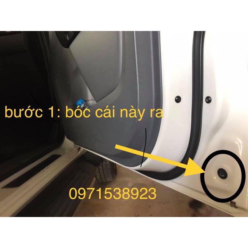 cao su giảm chấn cửa FORD RANGER, EVEREST, MAZDA BT-50 2012-2020