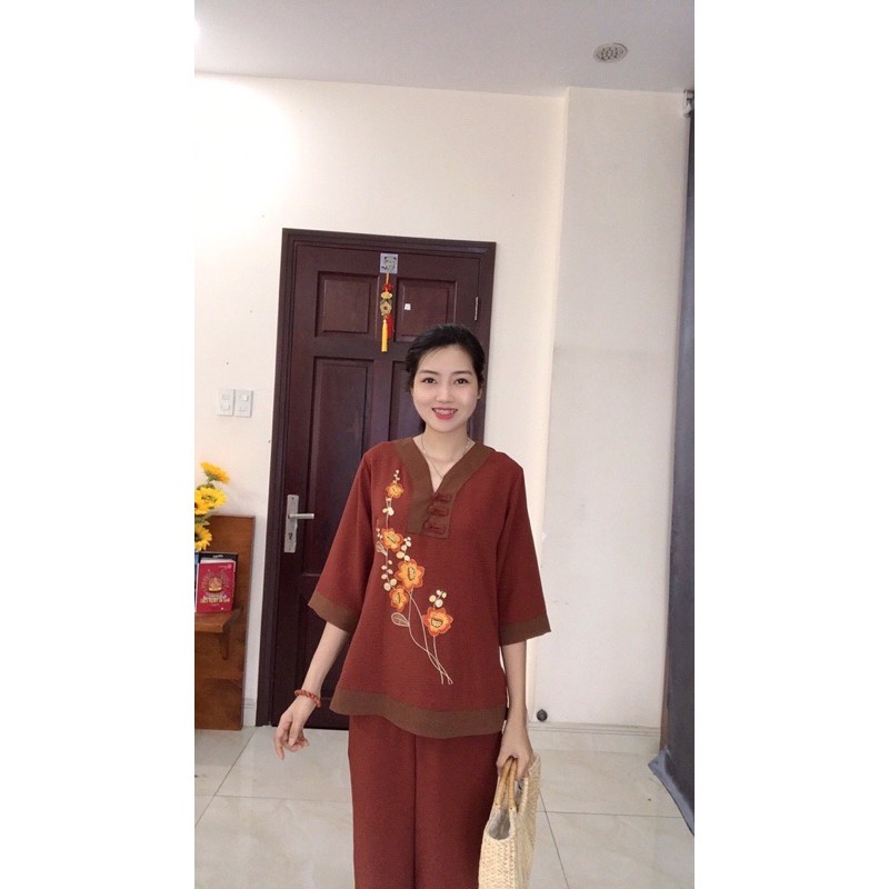 Áo Lam Đi Chùa # BÀ LAI 3 NÚT THẮT VẢI ĐŨI GIÁ RẺ VÔ ĐỊCH