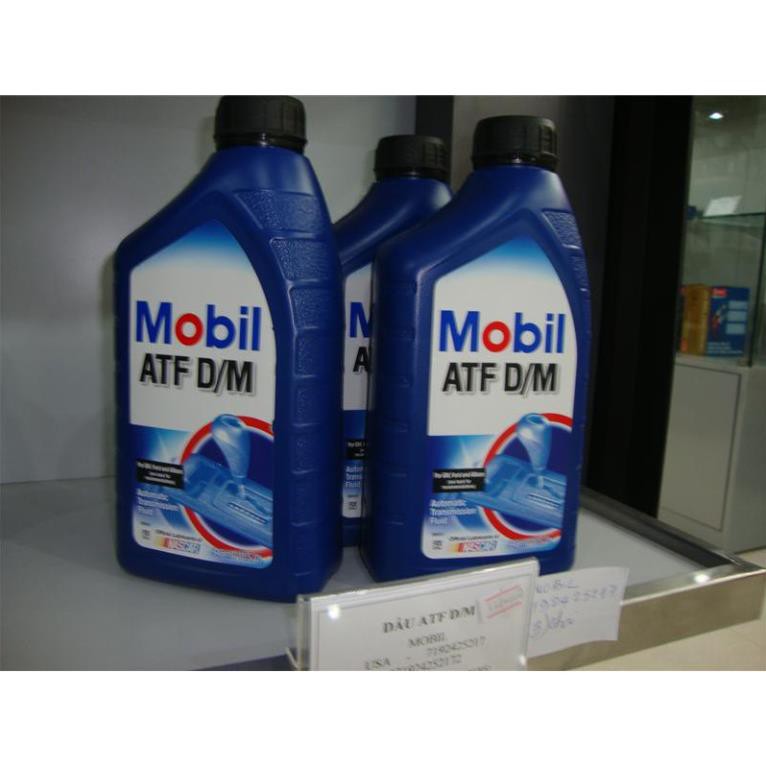 Dầu trợ lực tay lái, hộp số tự động Mobil ATF D/M 946ml - Nhập khảu USA