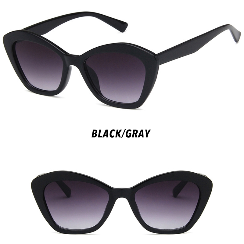 Kính mát kiểu mắt mèo phong cách phương Tây thời trang cho nữ