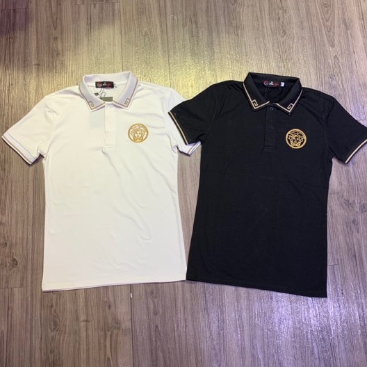 Áo thun cổ trụ thêu logo nổi bật ( Cotton 100% vải dày dặn thoáng mát) DN01 | BigBuy360 - bigbuy360.vn