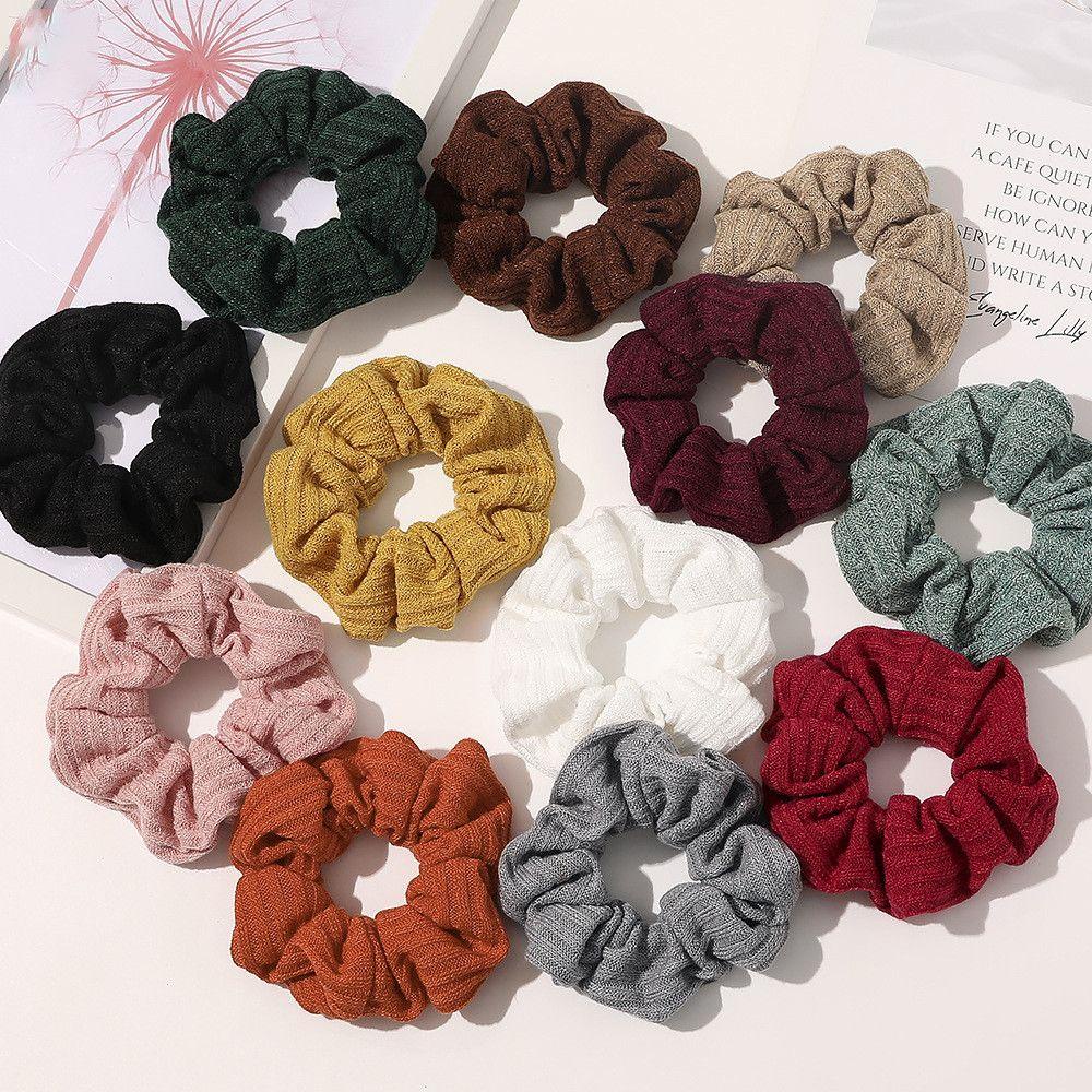 Dây Buộc Tóc Vải Lông Mềm Mại Dễ Thương