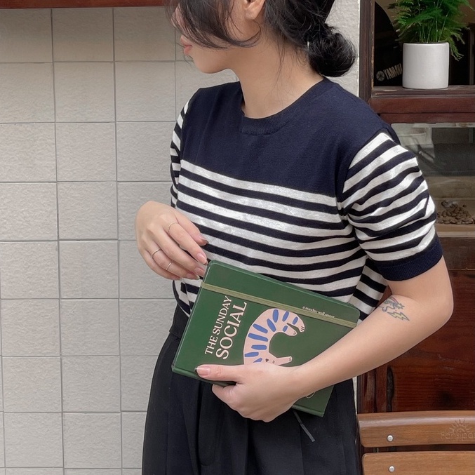 Sổ tay A5 CRABIT grid ô vuông 130gsm thích hợp vẽ màu nước, bullet journal - MÈO XANH Sunday Social