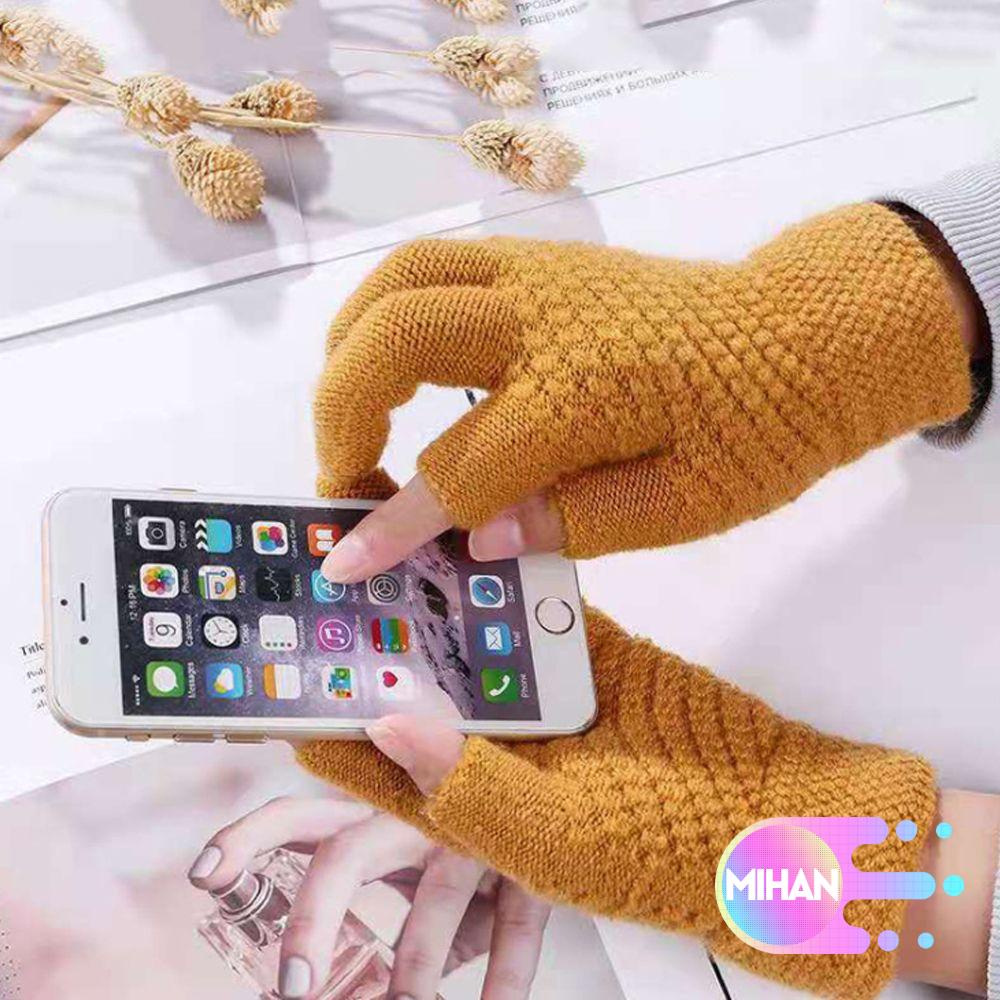 Găng Tay Dệt Kim Giữ Ấm Mùa Đông Cho Nam Nữ MIHAN1