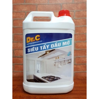 Siêu tẩy dầu mỡ tẩy vỉ hút mùi Dr.C can 5 lit