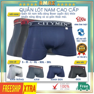 Quần sịp lót đùi nam Boxer cao cấp thun lạnh có big size lớn cho người mập