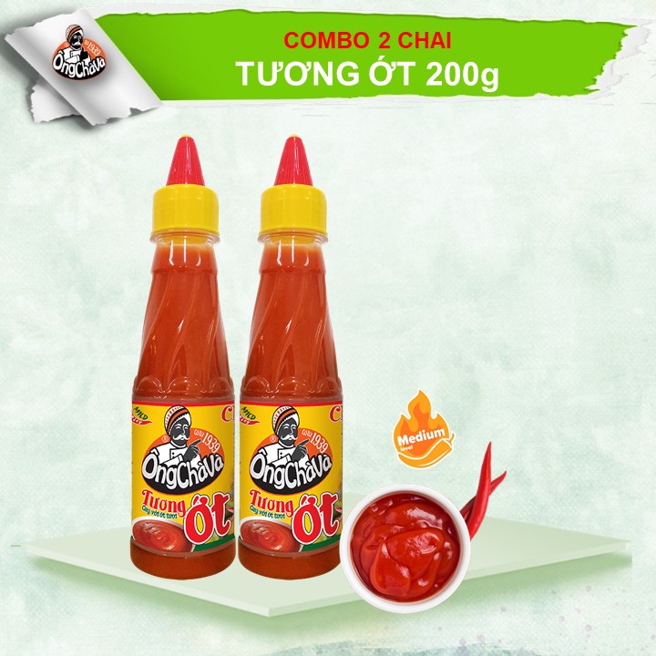 Combo 2 chai Tương ớt Ông Chà Và 200gr (Chilli Sauce)