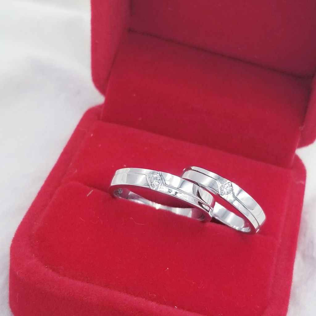 Nhẫn bạc cặp đôi (ảnh thật) NDQ225 - Quỳnh Luxury