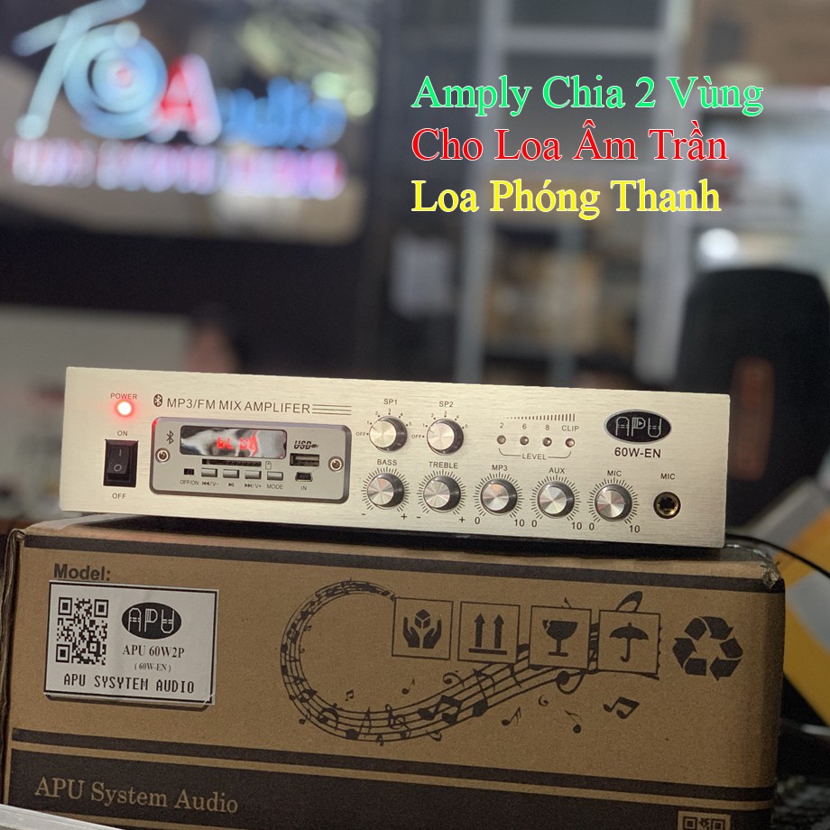 Amply 60W Thông Báo Dành Cho Loa Phóng Thanh Và Loa Âm Trần