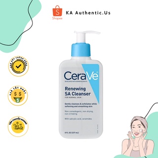 Sữa rửa mặt CeraVe Renewing SA Cleanser dịu nhẹ 237ML