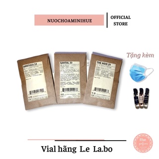Vial Le Labo mẫu thử chính hãng thơm lâu