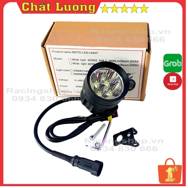 Đèn Trợ Sáng LEDVNRACING Đèn Led Xe Máy L4X 🚀 MẪU MỚI 2021 🔥 Cực Chất Sáng Mạnh  👑NPP ĐÈN LED - Ô TÔ , Xe Máy