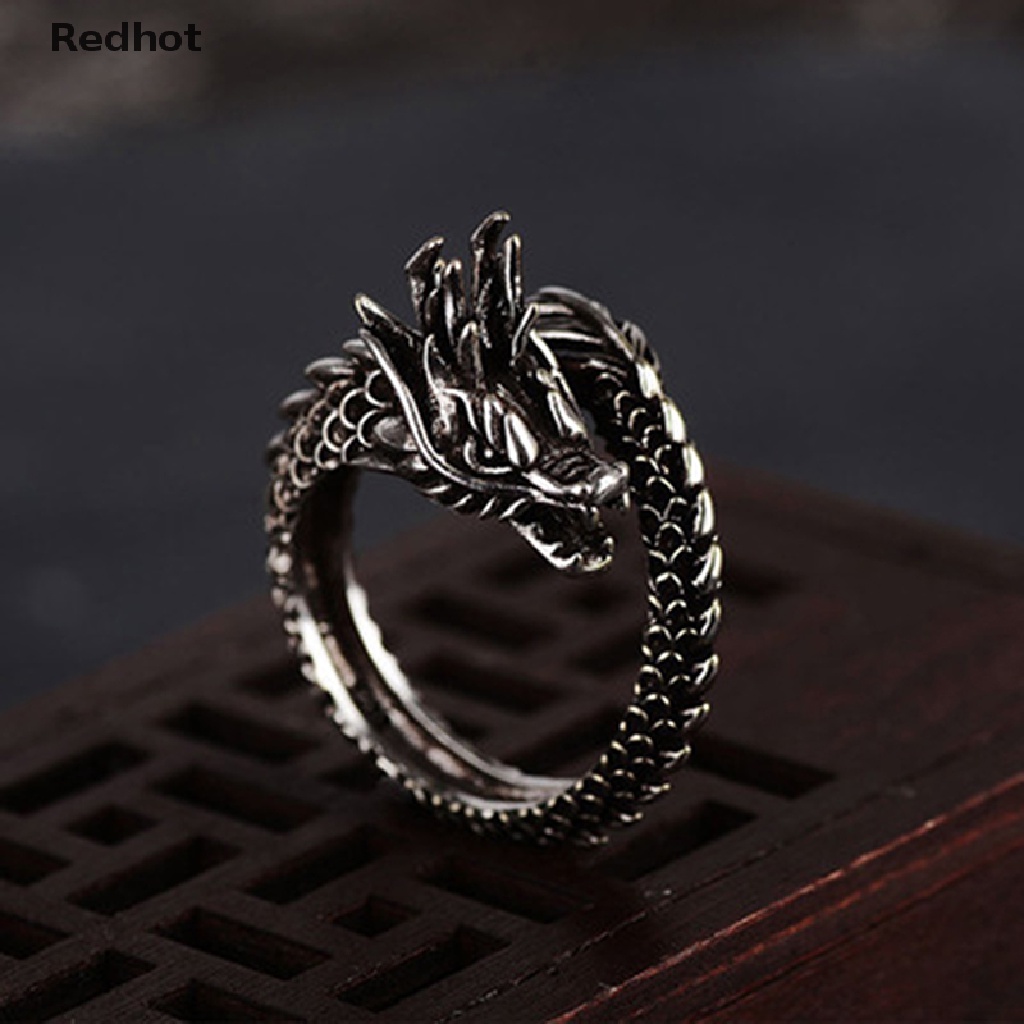 Nhẫn hình rồng phong cách gothic punk hóa trang lễ Halloween