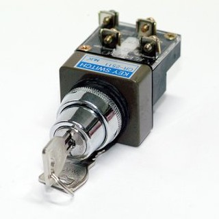 Công tắc xoay 2 vị trí - có chìa khoá Hanyoung CR-2511-1, CR-3011-1, CR-2511-2, CR-3011-2