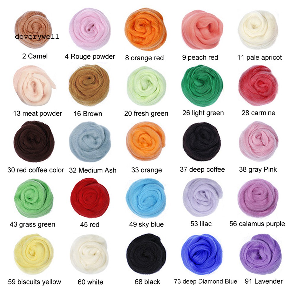 Cuộn len nhân tạo dùng cho may vá 10/50g