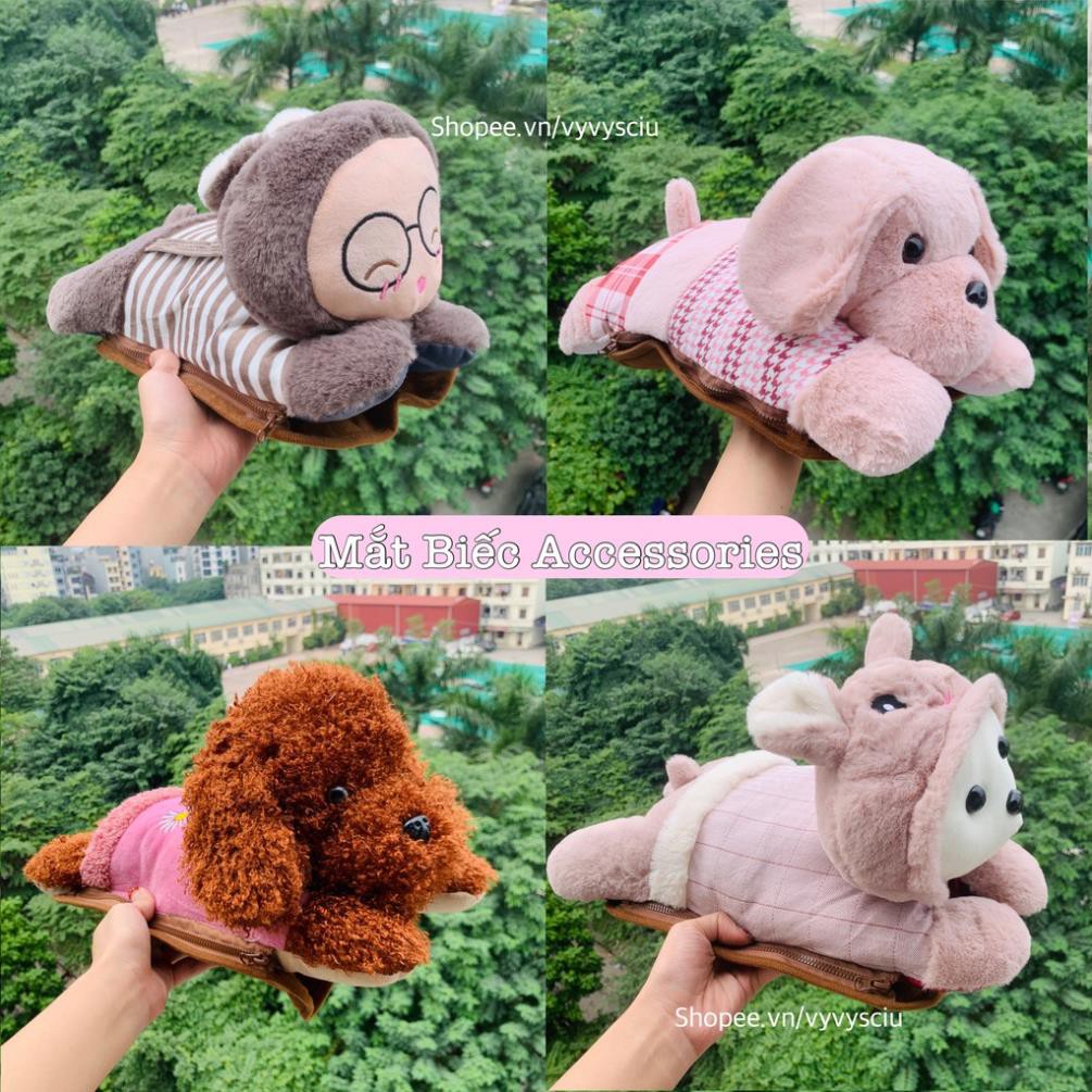 ht779 tuv Túi Sưởi Ấm Cắm Điện Hình Thú / Gấu Bông Cute