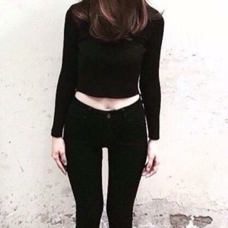 Áo croptop dài tay