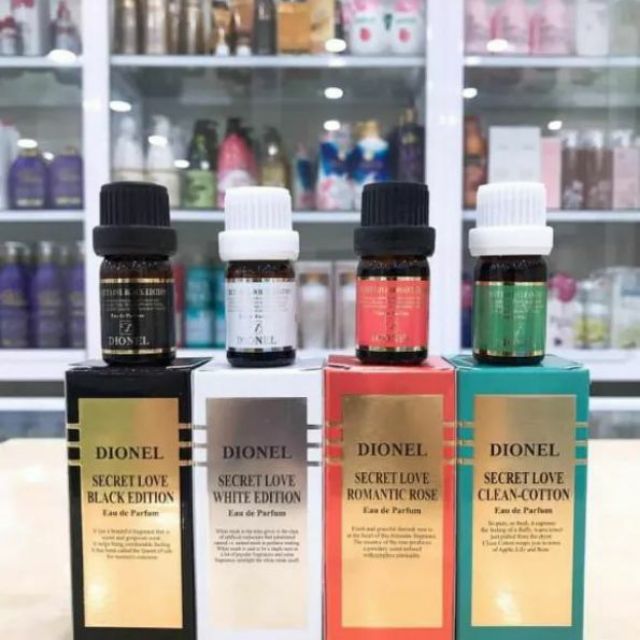 Nước hoa vùng kín Dionel Secret Love màu đen mất hộp full tem