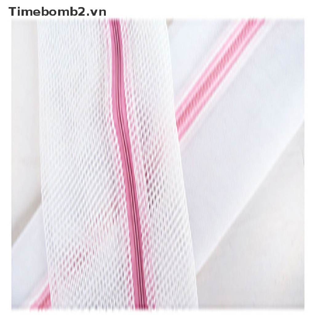 Túi lưới giặt nylon mới Túi giặt tiết kiệm đồ lót Túi lưới du lịch~
