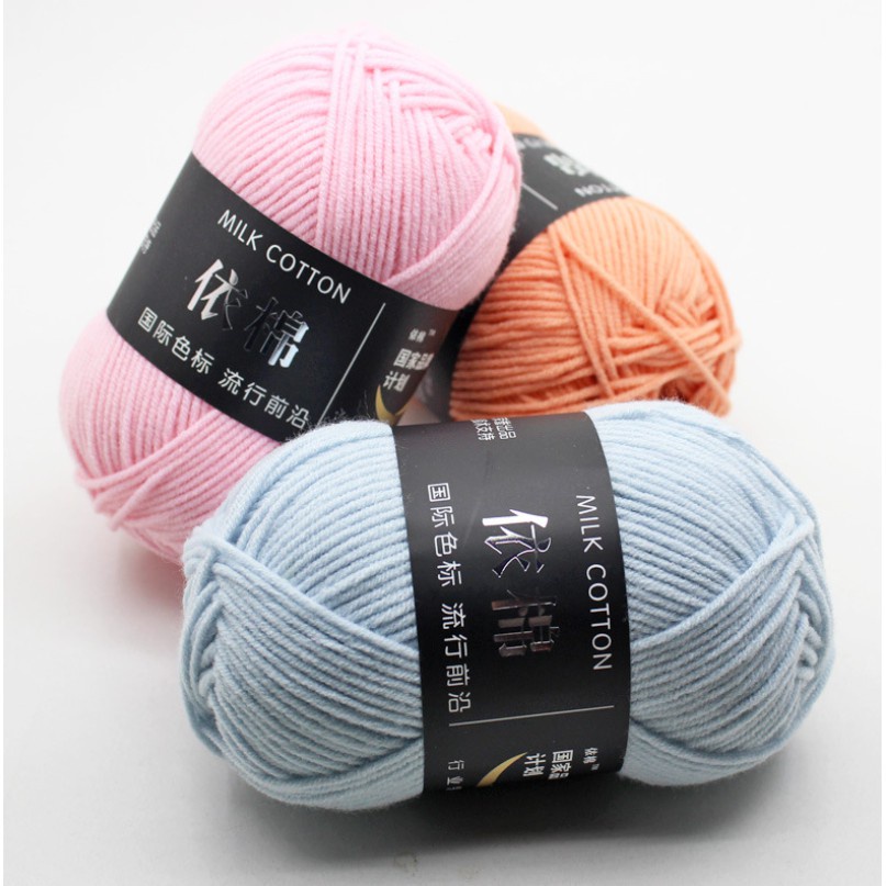 Len Milk Cotton Mác Đen 50g (Mã 51 đến 86)