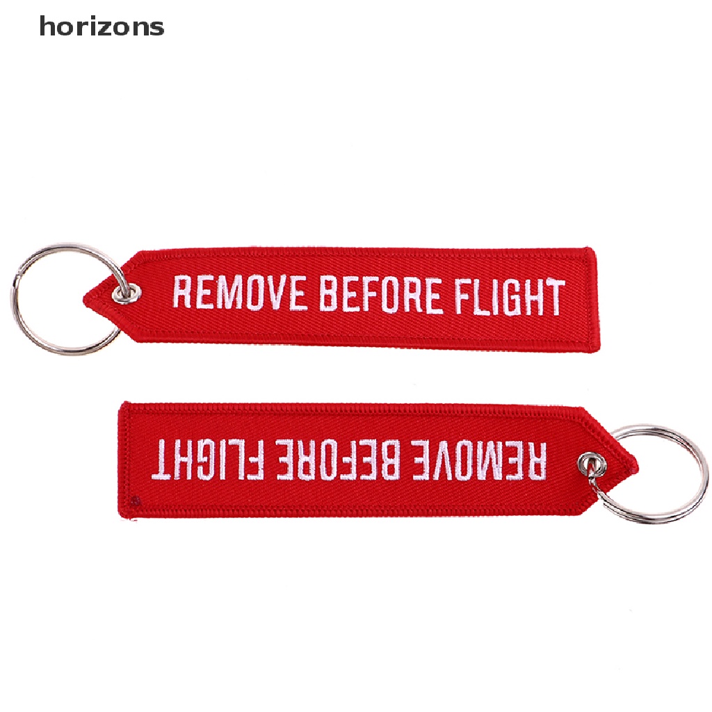 Móc Khóa Có Dây Buộc Thẻ Chữ Remove Before Flight
