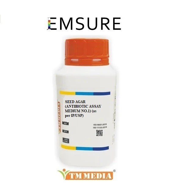 Môi trường SEED AGAR (ANTIBIOTIC ASSAY MEDIUM NO.1) (as per IP/USP) TM 390 500 gm Titan Biotech