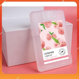 Xịt thơm miệng Heyxi vị đào thơm mát XMH1