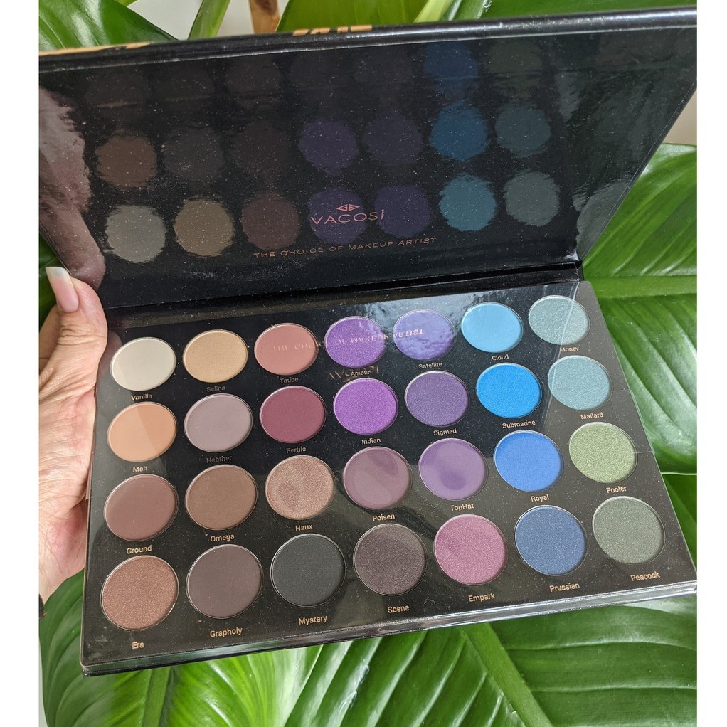 [Gía sỉ] Bảng phấn mắt 28 ô﻿ đủ màu Vacosi​ chính hãng