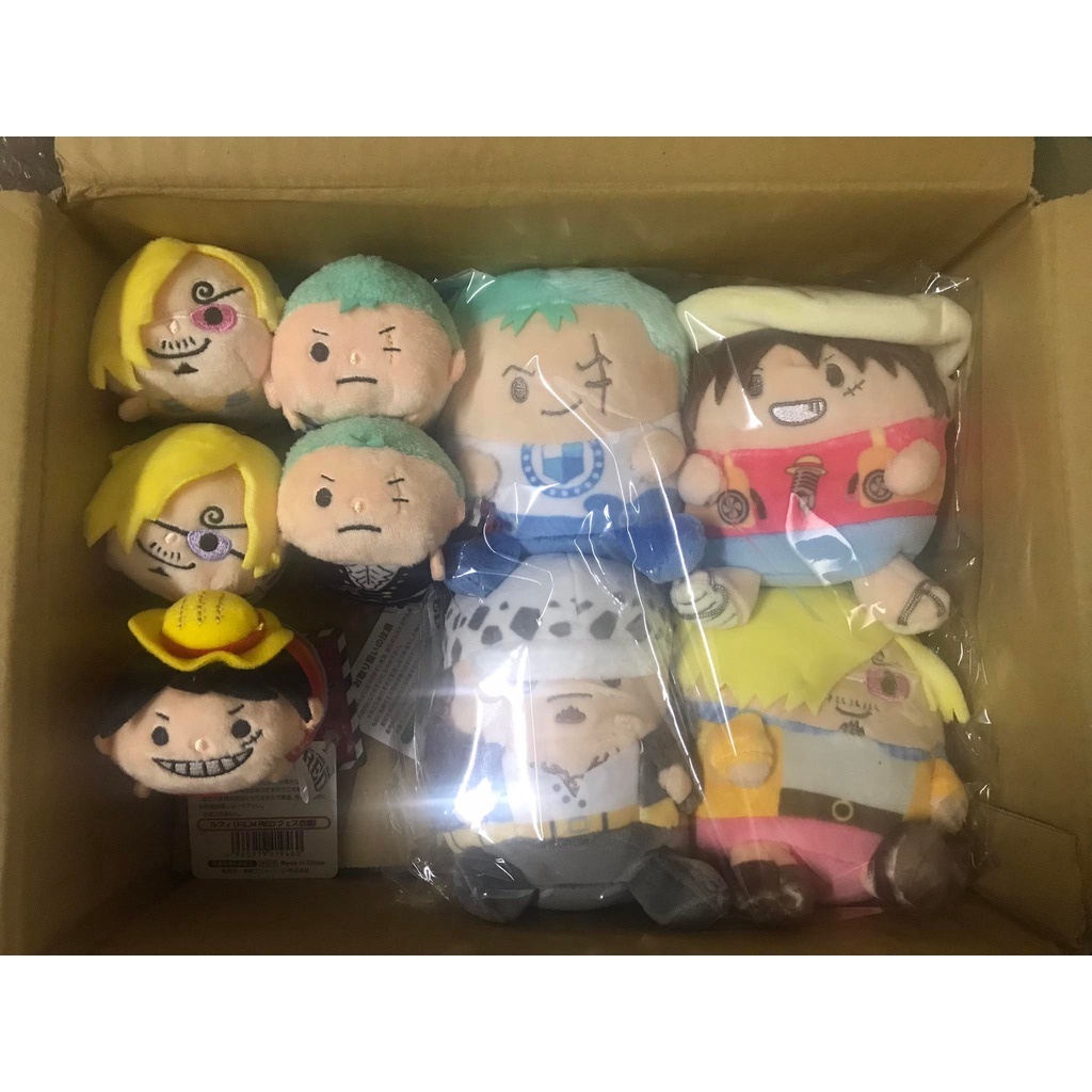 Gấu bông One Piece mugimugi và mugitama - Luffy, Zoro, Sanji, vv