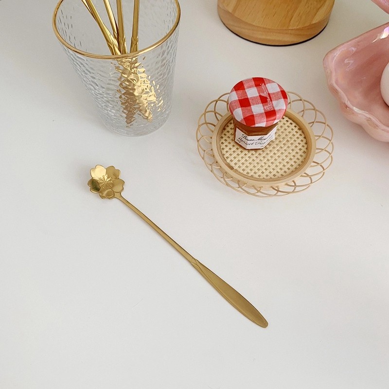 Muỗng, Thìa Khuấy Đồ Uống Inox Không Gỉ Dễ Thương Gấu Thỏ House 510