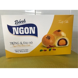 bánh đậu đỏ - trứng muối