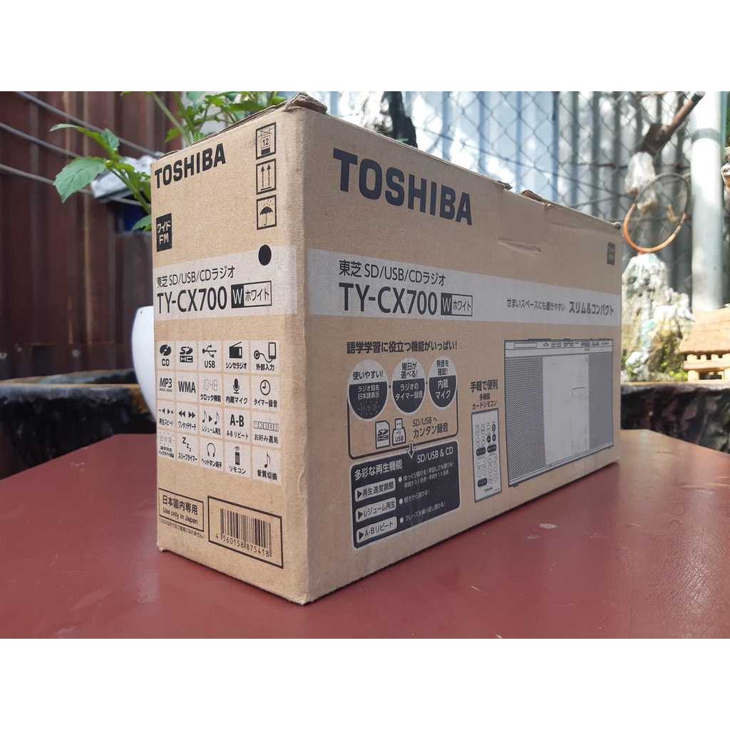 ĐÀI RADIO CASSETTE, CD Toshiba TY-CX700 NHẬT BẢN