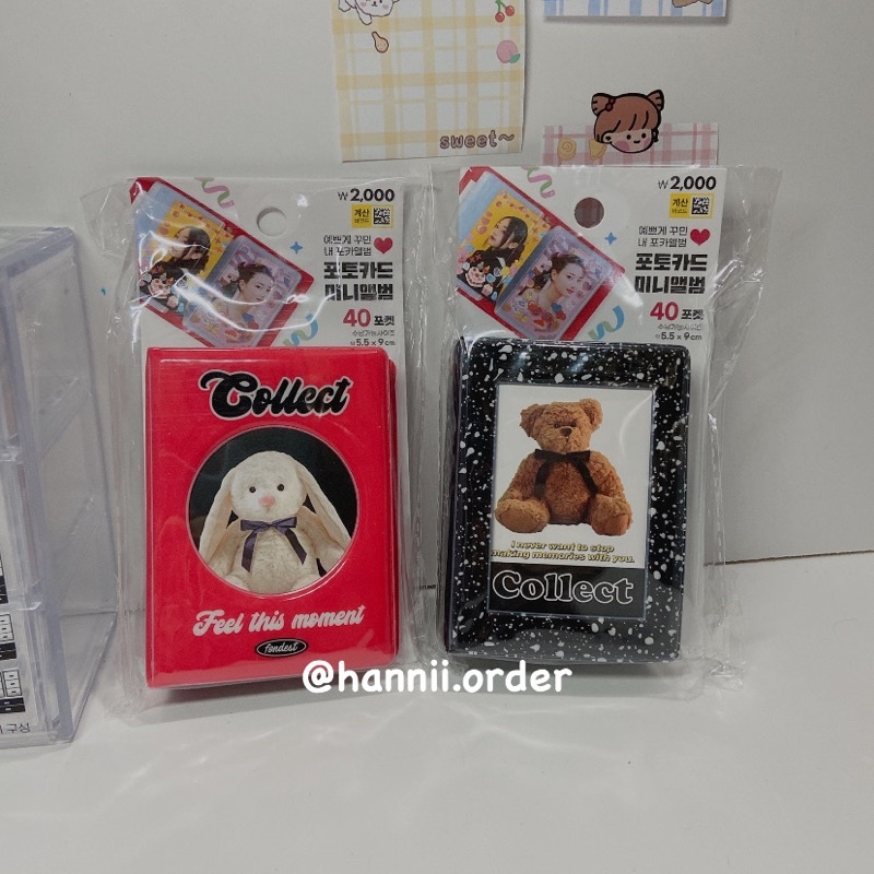 [DAISO HÀN] Collect book 1 ô 20 trang đựng được 40 card