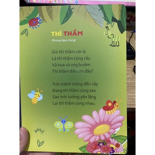 Sách - Thơ Cho Bé Tập Nói, tập đọc ( tặng kèm sticker)