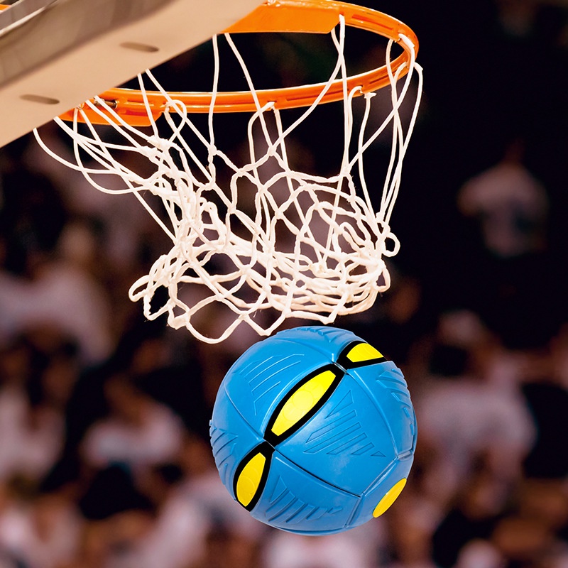 Đồ chơi đĩa bay UFO biến hình quả bóng ma thuật có đèn LED phát sáng cho bé phát triển kỹ năng vận động