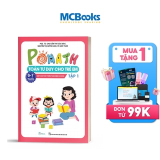 Sách - pomath toán tư duy cho trẻ em lớp 1 - tập 1