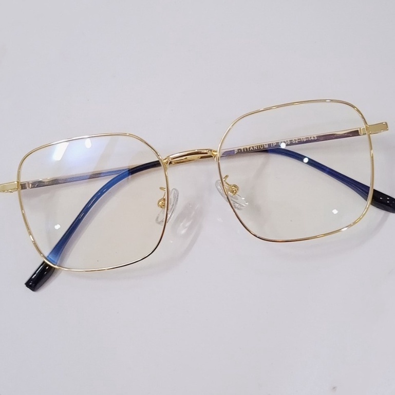 Gọng Kính 0 độ kim loại giành cho nam nữ form vừa Mã z6638