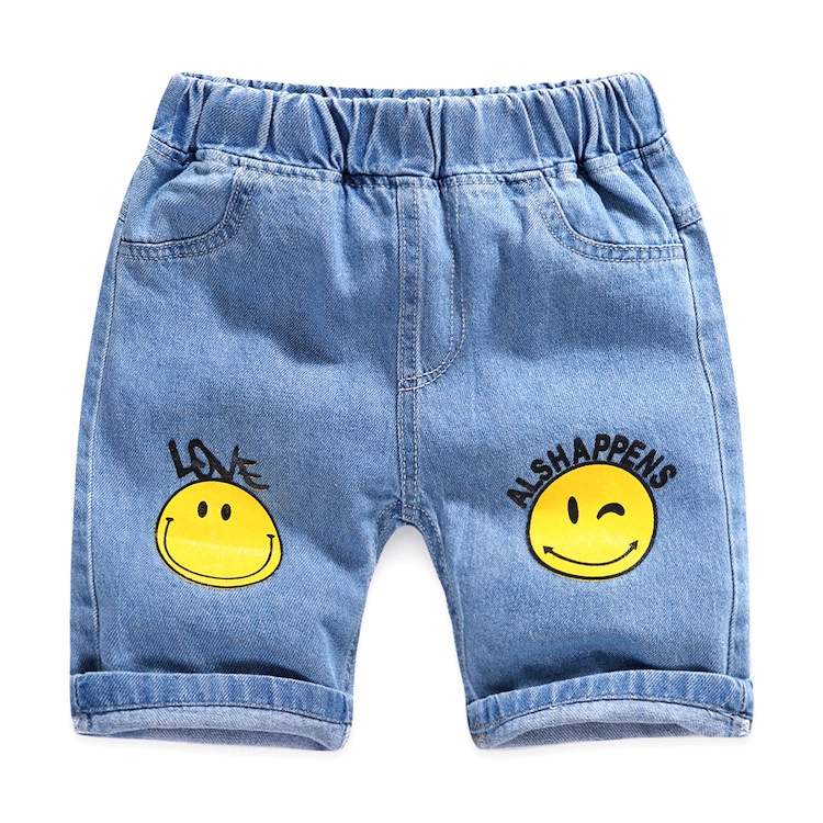 Quần Short Jean Thể Thao Cho Trẻ Từ 2 Tới 8 Tuổi