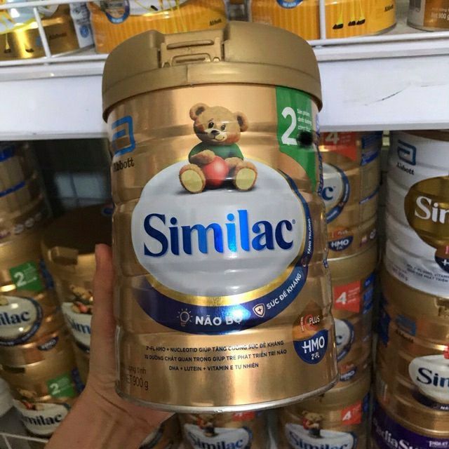 Sữa bột Similac 2 IQ plus HMO lon 900g