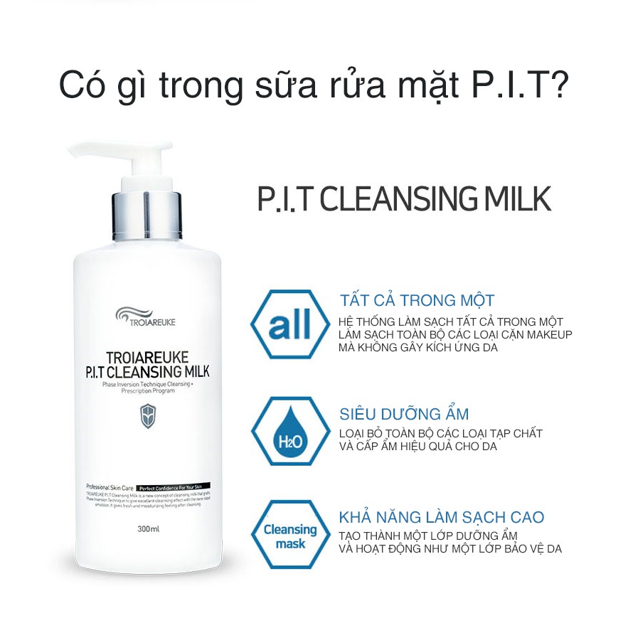 Sữa Rửa Mặt Troiareuke P.I.T Cleansing