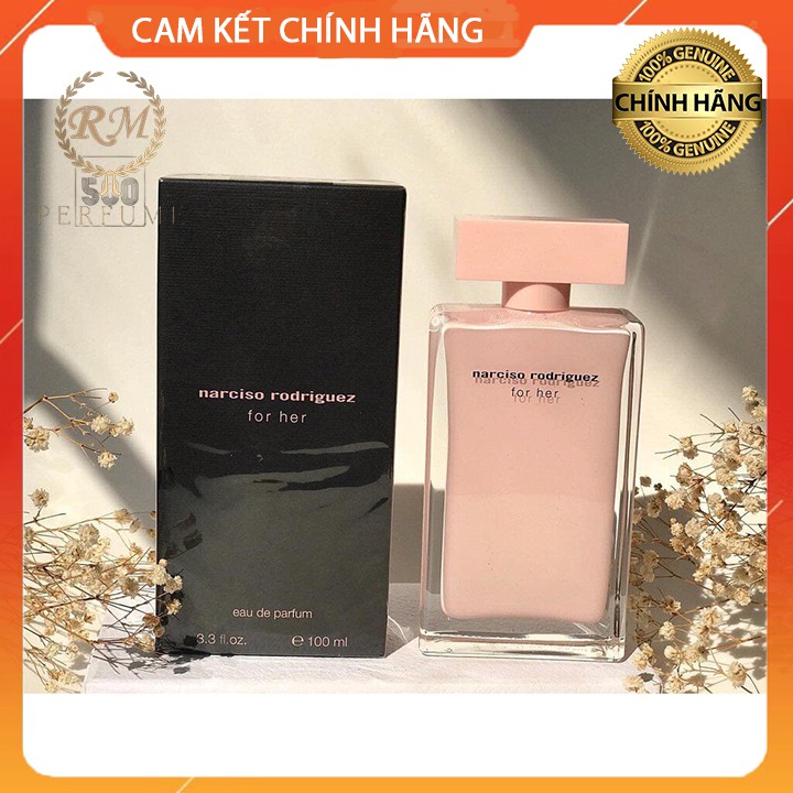 Nước hoa nữ cao cấp NARCISO RODRIGUEZ for her hồng nhạt 5ml-10ml-20ml chính hãnng