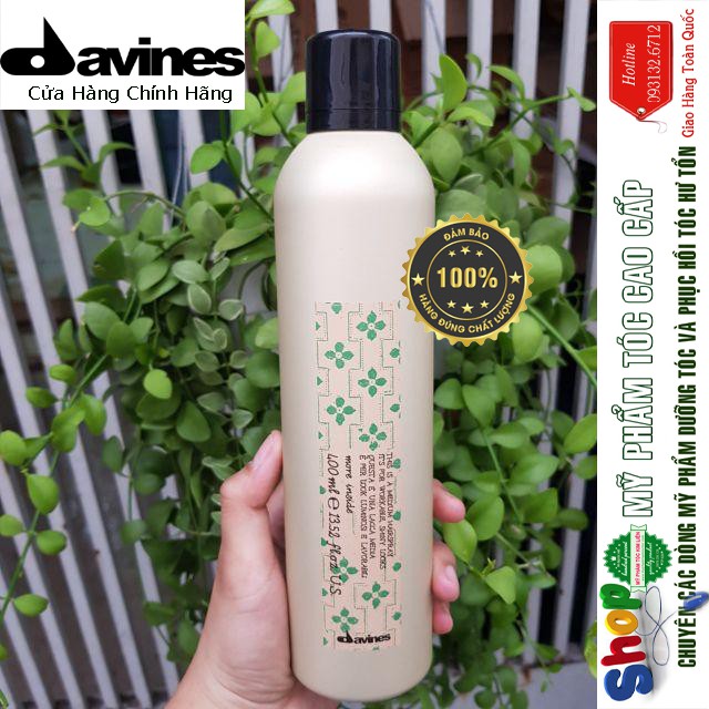 [Davines-Italia] Gôm xịt giữ nếp trung bình Medium Hairspray Davines 400ml