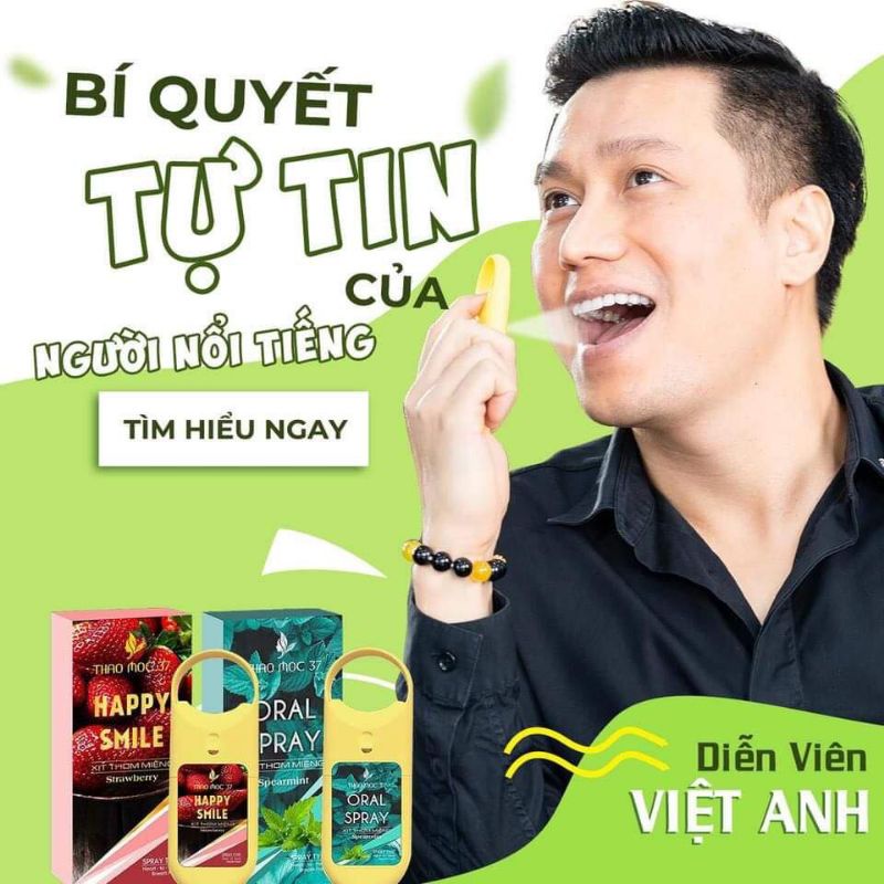 Xịt thơm miệng thảo mộc 37 chính hãng