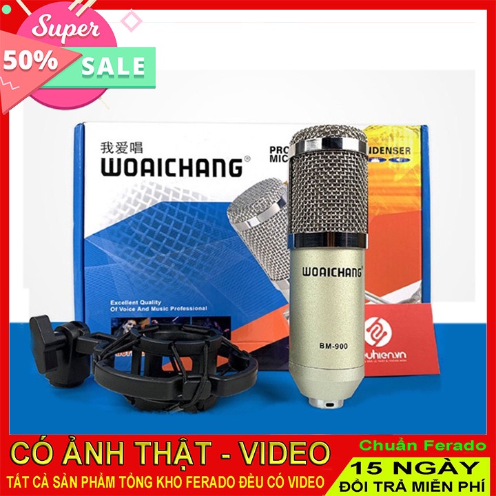 Micro thu âm, livestream chuyên nghiệp BM900